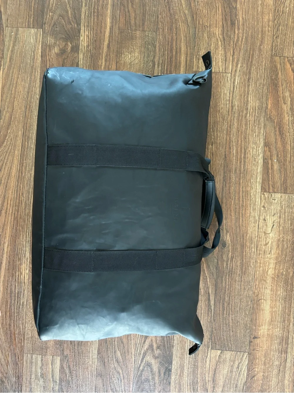 RAINS Hilo Waterproof Weekend Bag Duffle Black